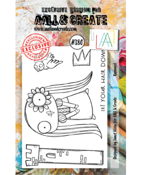 Aall and Create Stamp Set A7 Rapunzel (AALL-TP-380) (DISCONTINUED)