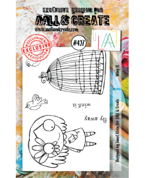Aall and Create Stamp Set A7 Wing It (AALL-TP-427) (DISCONTINUED)
