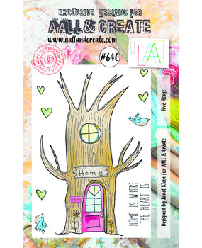 Aall and Create Stamp Set A7 Tree House (AALL-TP-640) (DISCONTINUED)