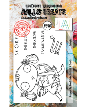 Aall and Create Stamp Set A7 Scorpio (AALL-TP-590) (DISCONTINUED)