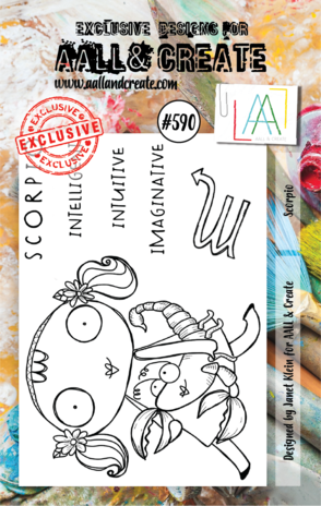 Aall and Create Stamp Set A7 Scorpio (AALL-TP-590) (OUTLET)