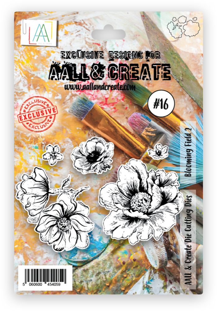 Aall and Create Cutting Dies A6 Blooming Field 2 (AALL-DI-016) (DISCONTINUED)