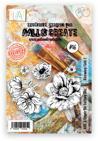 Aall and Create Cutting Dies A6 Blooming Field 2 (AALL-DI-016) (DISCONTINUED)