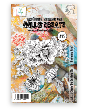 Aall and Create Cutting Dies A5 Blooming Field 1 (AALL-DI-015) (DISCONTINUED)