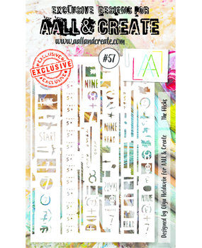 Aall and Create Stencil A6 The Flicks (AALL-PC-057) (DISCONTINUED) Aall and Create Stencil A6 The Flicks (AALL-PC-057) (DISCONTINUED)