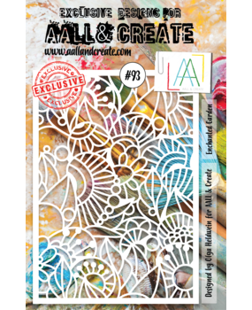 Aall and Create Stencil A5 Enchanted Garden (AALL-PC-093) (DISCONTINUED) Aall and Create Stencil A5 Enchanted Garden (AALL-PC-093) (DISCONTINUED)