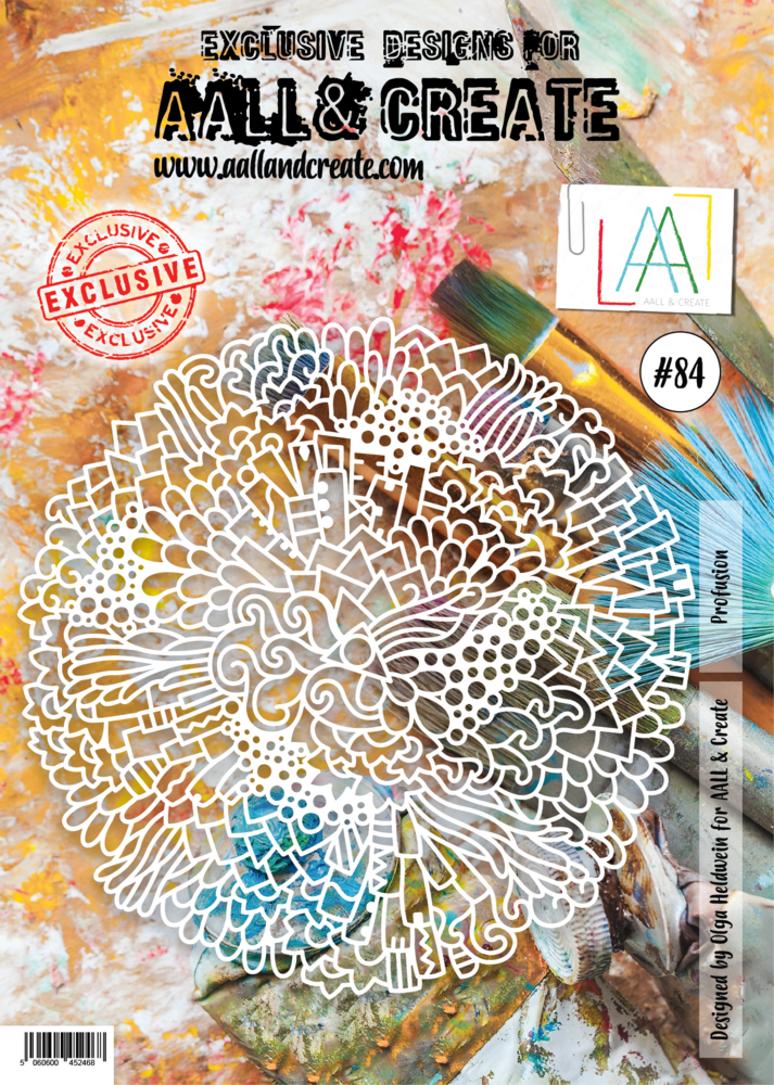 Aall and Create Stencil A4 Profusion (AALL-PC-084) (DISCONTINUED) Aall and Create Stencil A4 Profusion (AALL-PC-084) (DISCONTINUED)