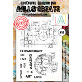 Aall and Create Stamp Set A6 Blueprint (AALL-TP-014) (DISCONTINUED)
