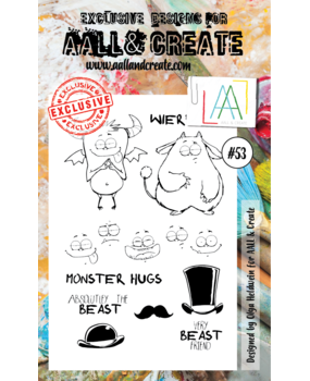 Aall and Create Stamp Set A6 Beast Friend (AALL-TP-053) (DISCONTINUED)