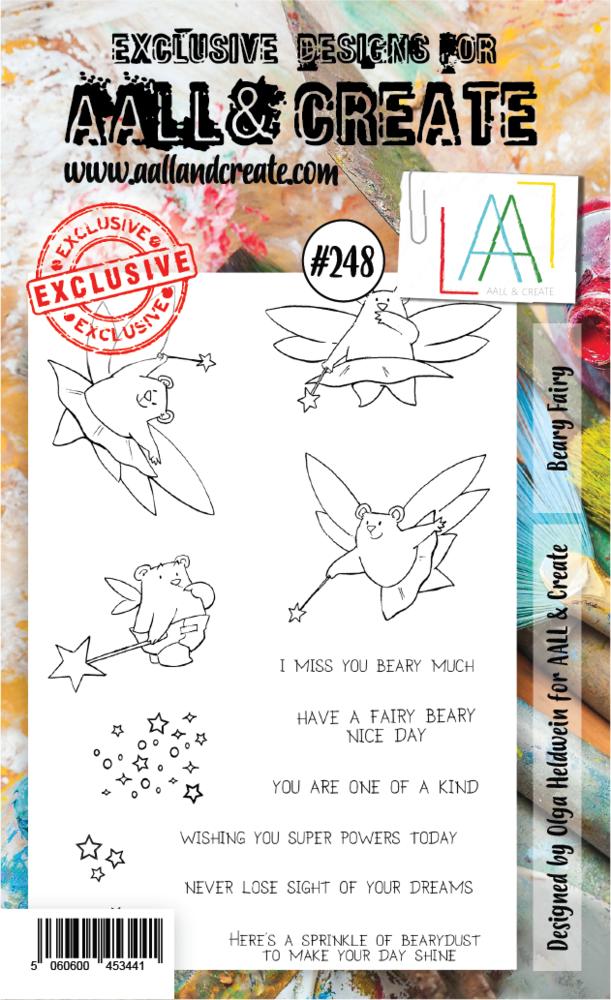 Aall and Create Stamp Set A6 Beary Fairy (AALL-TP-248) (DISCONTINUED) Aall and Create Stamp Set A6 Beary Fairy (AALL-TP-248) (DISCONTINUED)