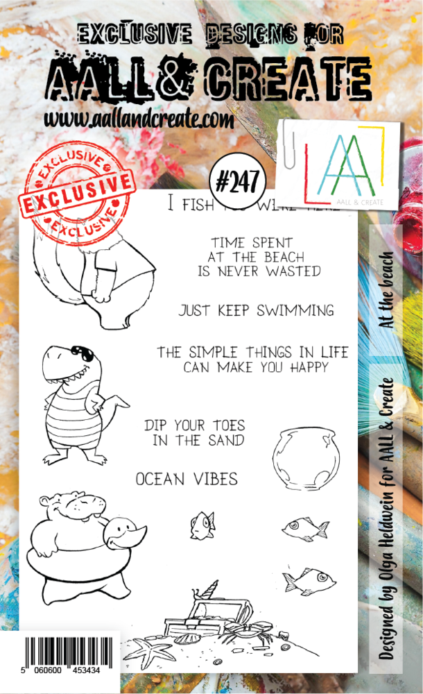 Aall and Create Stamp Set A6 At The Beach (AALL-TP-247) (DISCONTINUED) Aall and Create Stamp Set A6 At The Beach (AALL-TP-247) (DISCONTINUED)