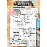 Aall and Create Stamp Set A4 Orbicular Graffiti (AALL-TP-057) (DISCONTINUED)