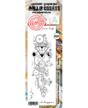 Aall and Create Stamp Set Border Planetary (AALL-TP-204) (DISCONTINUED)