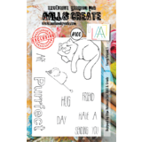 Aall and Create Stamp Set A7 Furry Friends (AALL-TP-100) (DISCONTINUED)