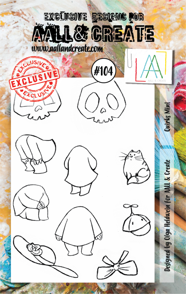 Aall and Create Stamp Set A7 Quirks Mini (AALL-TP-104) (DISCONTINUED) Aall and Create Stamp Set A7 Quirks Mini (AALL-TP-104) (DISCONTINUED)