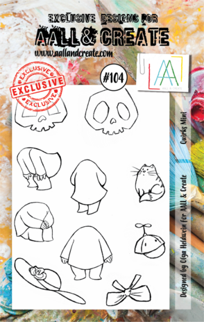 Aall and Create Stamp Set A7 Quirks Mini (AALL-TP-104) (DISCONTINUED) Aall and Create Stamp Set A7 Quirks Mini (AALL-TP-104) (DISCONTINUED)