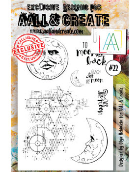 Aall and Create Stamp Set A6 Lunar (AALL-TP-022) (OUTLET)