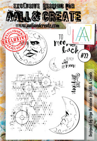 Aall and Create Stamp Set A6 Lunar (AALL-TP-022) (OUTLET) Aall and Create Stamp Set A6 Lunar (AALL-TP-022) (OUTLET)