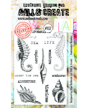 Aall and Create Stamp Set A6 Underwater Wonders (AALL-TP-137) (DISCONTINUED)