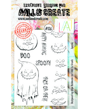 Aall and Create Stamp Set A6 Spooks (AALL-TP-136) (DISCONTINUED)