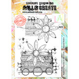 Aall and Create Stamp Set A4 Blossomed Numbers (AALL-TP-109) (DISCONTINUED)