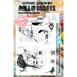 Aall and Create Stamp Set A5 Wire Birds (AALL-TP-394) (DISCONTINUED)