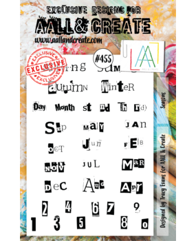 Aall and Create Stamp Set A5 Seasons (AALL-TP-455) (DISCONTINUED)