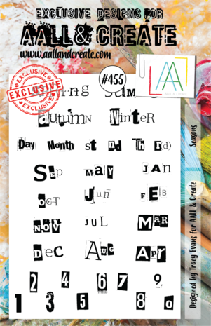 Aall and Create Stamp Set A5 Seasons (AALL-TP-455) (DISCONTINUED) Aall and Create Stamp Set A5 Seasons (AALL-TP-455) (DISCONTINUED)
