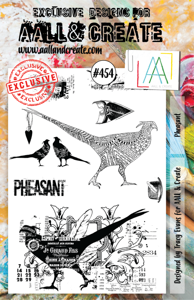 Aall and Create Stamp Set A5 Pheasant (AALL-TP-454) (DISCONTINUED) Aall and Create Stamp Set A5 Pheasant (AALL-TP-454) (DISCONTINUED)