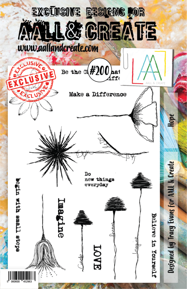 Aall and Create Stamp Set A5 Hope (AALL-TP-200) (DISCONTINUED) Aall and Create Stamp Set A5 Hope (AALL-TP-200) (DISCONTINUED)