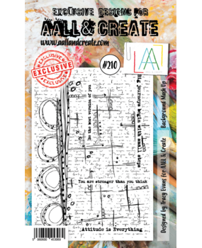 Aall and Create Stamp Set A6 Background Mash Up (AALL-TP-210) (DISCONTINUED)