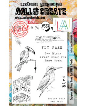 Aall and Create Stamp Set A5 Follow Your Own Path (AALL-TP-563) (DISCONTINUED)
