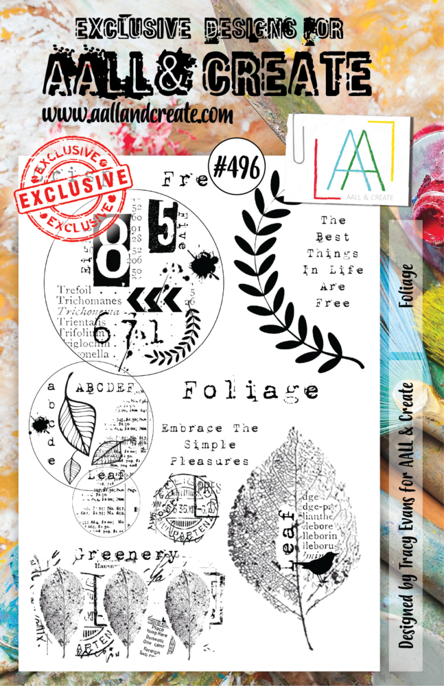 Aall and Create Stamp Set A5 Foliage (AALL-TP-496) (DISCONTINUED) Aall and Create Stamp Set A5 Foliage (AALL-TP-496) (DISCONTINUED)