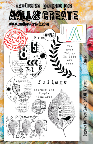 Aall and Create Stamp Set A5 Foliage (AALL-TP-496) (DISCONTINUED) Aall and Create Stamp Set A5 Foliage (AALL-TP-496) (DISCONTINUED)