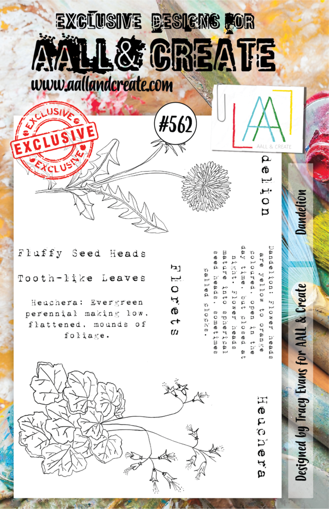 Aall and Create Stamp Set A5 Dandelion (AALL-TP-562) (DISCONTINUED) Aall and Create Stamp Set A5 Dandelion (AALL-TP-562) (DISCONTINUED)
