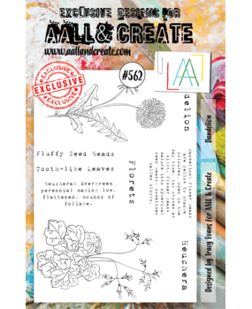 Aall and Create Stamp Set A5 Dandelion (AALL-TP-562) (DISCONTINUED)