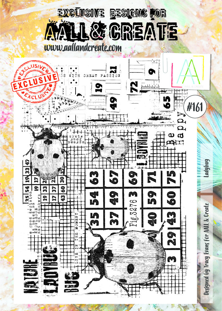 Aall and Create Stamp Set A4 Ladybug (AALL-TP-161) (DISCONTINUED) Aall and Create Stamp Set A4 Ladybug (AALL-TP-161) (DISCONTINUED)