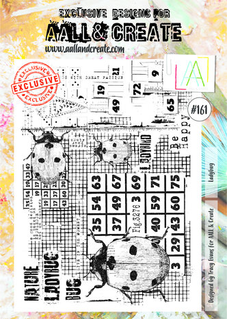 Aall and Create Stamp Set A4 Ladybug (AALL-TP-161) (DISCONTINUED) Aall and Create Stamp Set A4 Ladybug (AALL-TP-161) (DISCONTINUED)