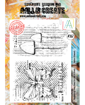 Aall and Create Stamp Set A4 Nature Elements (AALL-TP-267) (DISCONTINUED)