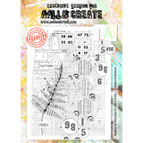 Aall and Create Stamp Set A4 Numbered Botanical (AALL-TP-110) (DISCONTINUED)