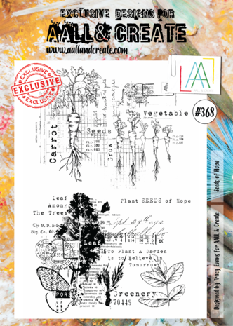 Aall and Create Stamp Set A4 Seeds of Hope (AALL-TP-368) (DISCONTINUED) Aall and Create Stamp Set A4 Seeds of Hope (AALL-TP-368) (DISCONTINUED)