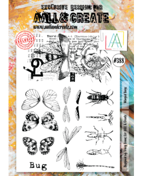 Aall and Create Stamp Set A4 Winged Bugs (AALL-TP-388) (DISCONTINUED) Aall and Create Stamp Set A4 Winged Bugs (AALL-TP-388) (DISCONTINUED)