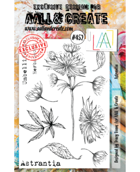Aall and Create Stamp Set A5 Astrantia (AALL-TP-452) (DISCONTINUED)