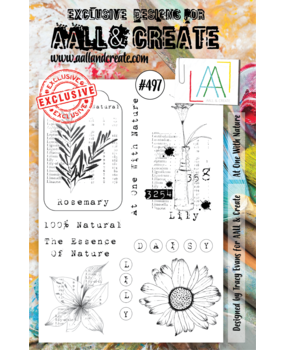 Aall and Create Stamp Set A5 At One With Nature (AALL-TP-497) (DISCONTINUED)