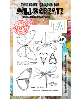 Aall and Create Stamp Set A6 Wings (AALL-TP-045) (OUTLET)