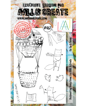 Aall and Create Stamp Set A6 Up Up & Away (AALL-TP-467) (DISCONTINUED)