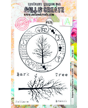 Aall and Create Stamp Set A6 Tree Of Life (AALL-TP-626) (DISCONTINUED)