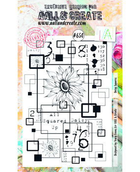 Aall and Create Stamp Set A6 Daisy Squares (AALL-TP-650) (DISCONTINUED) Aall and Create Stamp Set A6 Daisy Squares (AALL-TP-650) (DISCONTINUED)