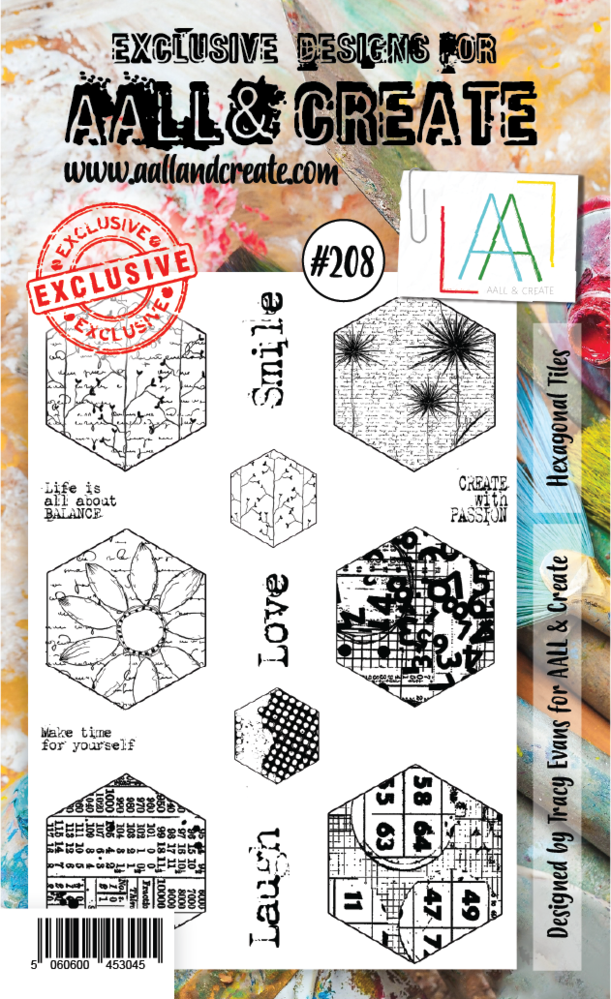 Aall and Create Stamp Set A6 Hexagonal Tiles (AALL-TP-208) (DISCONTINUED) Aall and Create Stamp Set A6 Hexagonal Tiles (AALL-TP-208) (DISCONTINUED)