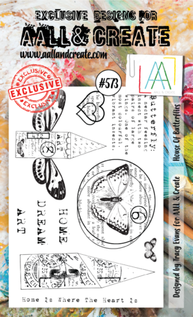 Aall and Create Stamp Set A6 House Of Butterflies (AALL-TP-573) (DISCONTINUED) Aall and Create Stamp Set A6 House Of Butterflies (AALL-TP-573) (DISCONTINUED)